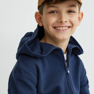 Vente en gros de vêtements d'enfants à la mode sweat à capuche en coton à impression personnalisée col à capuche pour garçons sweats à capuche tricotés décontractés pour enfants - Product Image 3