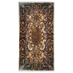 Exquis Marbre Pietra Dura Inlay Travail À Manger Table Top - Product Image 1