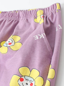 Conjunto de Pijama de Algodón con Estampado Floral para Mujer, Talla Grande, Ropa de Dormir Informal para el Invierno - Product Image 4