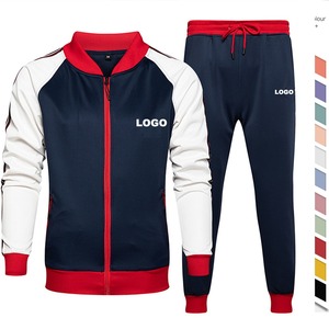 Sweat-shirt à capuche pour homme, Logo personnalisé, pantalon de Sport, survêtement deux pièces, Fitness, course, - Product Image 1