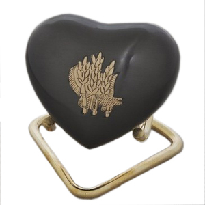 Urne funéraire en forme de cœur de style américain pour les cendres, solution de rangement élégante, taille personnalisée, cœur souvenir de style américain - Product Image 6