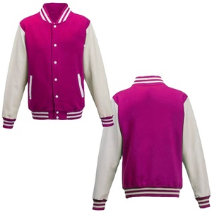 แจ็คเก็ตที่กำหนดเอง/Lettermanแจ็คเก็ตขนสัตว์หนังแจ็คเก็ต - Product Image 1