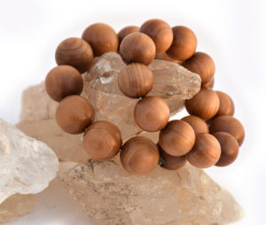 Wholesale Riddhi Siddhi Sandalwood Japa Mala <b>Beads</b> Premium <b>Wood</b> 4mm-22mm Dark Golden Brown for Meditation and Prayer - Product Image 1