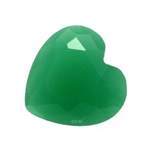 11mm corte de Corazón Verde natural/rojo/Negro ónix venta al por mayor precio de fábrica piedras preciosas sueltas facetadas de alta calidad ónix natural - Product Image 1