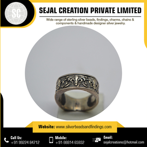 Anillos Tribales de Plata de Ley 925 Impresionantes al por Mayor, Joyería de Moda con Engaste de Barra para Bodas y Aniversarios - Product Image 4