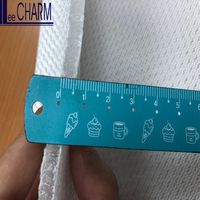 Tissu maille aérée 3D 6 mm LYP013 Taiwan perforé rembourré respirant épais haute densité 100 % polyester tricoté pour l'industrie des sacs