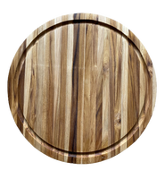 Natuurlijke rand rechthoekige en ronde acacia houten snijplank voor de keuken HMF 128 Gemaakt in Vietnam milieuvriendelijk