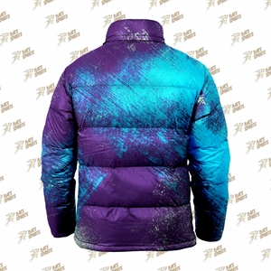 เสื้อแจ็กเก็ตแฟชั่นสำหรับผู้ชาย,เสื้อขนเป็ดแฟชั่นลำลองเสื้อโค้ททรงบับเบิ้ลพิมพ์ลายแบบกำหนดเองใหม่ - Product Image 6