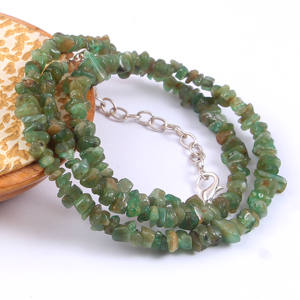 สร้อยข้อมือมรกตคุณภาพสูงสำหรับทำลูกปัดหินอัญมณีกะรัต - Product Image 1