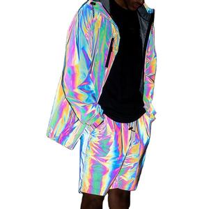 Pantalones cortos de verano para hombre, Shorts de alta calidad con diseño reflectante personalizado, 2022 - Product Image 1