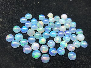 Top Most Quality Calibrated Round Fire Ethiopian <b>Opal</b> Cabochons - Product Image 6