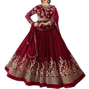 Robe de mariée brodée en gros à prix avantageux, vente directe d'usine, robe de boutique à manches longues de haute qualité à prix avantageux - Product Image 5