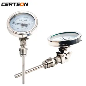 度摄氏度华氏双标压力双金属温度计用于燃气烤箱水油双金属温度表