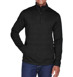 Mess Sports MS-527 Technical Functional Quick Dry Moisture Wicking Double Dry 1/4 Zip Fleece Performance Pullover <b>Stand</b> Collar - Product Image 1