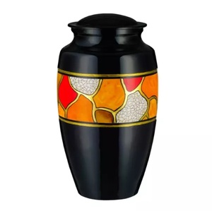 Urnas de cremación de latón hechas a mano con diseño moderno y único al por mayor, suministros funerarios para cenizas humanas disponibles, venta competitiva - Product Image 1