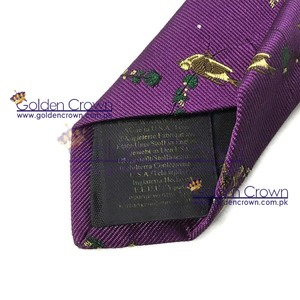Tím Polyester Lụa Bow Tie <span class=keywords><strong>Audubon</strong></span> Xã Hội Chim Thiết Kế Trường Học/Đại Học Giáng Sinh USA Tiếng Anh Phong Cách Chất Lượng Cao Netie - Product Image 6