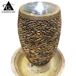 Modern Eco-Friendly Stacked Concrete <b>Planters</b> in Grey/Black/<b>White</b> Set of 2/3 for Indoor/Outdoor Garden Use - Product Image 1