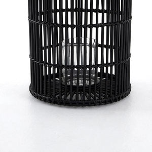 Wholesale Boho Woven <b>Rattan</b> Lampshade Traditional Farmhouse-style Ebony <b>Rattan</b> <b>Pendant</b> Lamp From Vietnam - Product Image 3