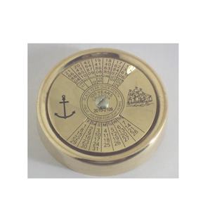 Calendario Perpetuo con Base de Latón, Ideal para Decoración de Mesa, Adornos Festivos para el Hogar - Product Image 1