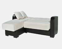 Sofá Cama Esquinero Napoli de Alta Calidad, Superventas, Estilo Europeo Moderno, Tapicería de Tela Plegable, Sofá Cama de Lujo con Tapicería de Terciopelo