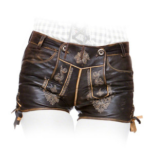Lederhosen-pantalones de estilo bavario alemán para mujer, calzas femeninas originales para Festival de la cerveza, Oktoberfest alemán, Lederhosen - Product Image 4