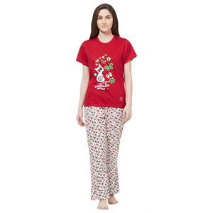 Evolove Ensemble de pyjama à imprimé floral pour femmes Tailles XL XXL avec masque pour les yeux jaune et noir gratuit Tige en tissu Ne Print - Product Image 1