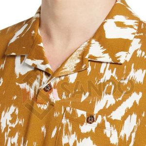 Camisa de Golf para Hombre, Diseño Personalizado al por Mayor, de Alta Calidad, Transpirable, Tejido Sólido Estampado, de Secado Rápido para Verano - Product Image 4
