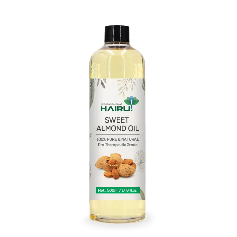 Cold Pressed Almond Face Oil Moisturizing Oil for Body Skin and Hair Pure Sweet Almond Oil