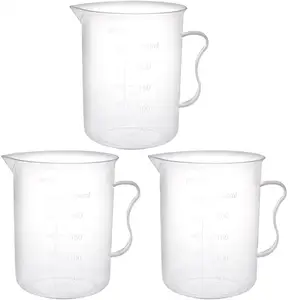 Nhiều Năng Lực Khác Nhau Cốc Đo Chất Lỏng Jug Xi Lanh Thìa Nhựa Trong Suốt Tốt Nghiệp PP Cốc Đo Thủy Tinh Cho Phòng Thí Nghiệm