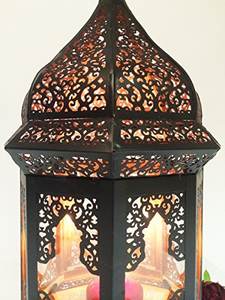 ที่มีคุณภาพสูงโมร็อกโกโลหะโคมไฟโบราณสไตล์วินเทจสำหรับกลางแจ้งในร่มบ้านสวนตกแต่งงานแต่งงาน - Product Image 4