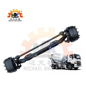10x335 PCD sinotruk HOWO nhiệm vụ nặng nề 6wd/6x6 Trailer xe tải máy kéo phía trước bánh xe ổ đĩa steerable trục - Product Image 5