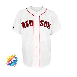 เสื้อเบสบอล PBA แบบสั่งทำพิเศษ พิมพ์ลายด้วยความร้อน ชุดยูนิฟอร์มเบสบอลมืออาชีพ โพลีเอสเตอร์ 100% แขนสั้น คอวี สำหรับทุกเพศ - Product Image 5