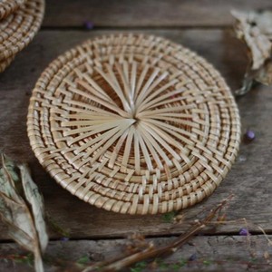 Dessous de verre en rotin spécial, haute qualité fabriqué au Vietnam, 1 pièce - Product Image 3