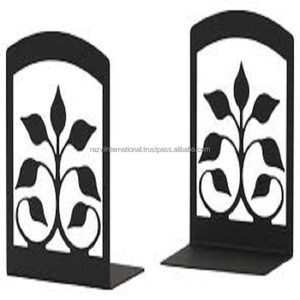 Sujetalibros Triangular de Alambre de Hierro Dorado, Diseño Moderno y Elegante para Decoración del Hogar, para Mesa - Product Image 2