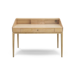 Bureau d'écriture moderne et simple Diba, table en bois MDF, bureau d'étude, mobilier de bureau à domicile pour la maison, l'hôtel et l'espace de travail - Product Image 1