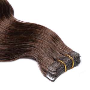 Extensions de cheveux 100% naturels européens, mini bande réglable, trame de la peau, dessin à Double bande, Extensions de cheveux humains, vente en gros - Product Image 6