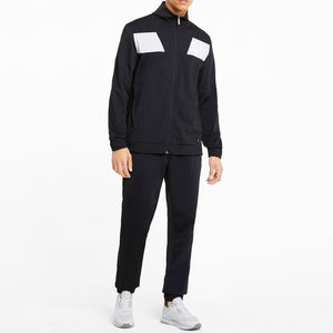 Ropa deportiva con logotipo personalizado para hombre, chándal de algodón y LICRA, ropa de trabajo de Color sólido, ropa de invierno de talla grande para adultos - Product Image 1