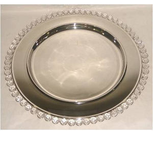 Assiette de Présentation au Design Élégant, Plateau Moderne en Métal Personnalisé et Plateau de Service pour la Décoration de la Maison et de l'Hôtel - Product Image 4