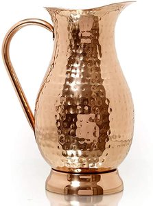 Excellent Quality Pure Hammered Copper Jug - Product Image 4
