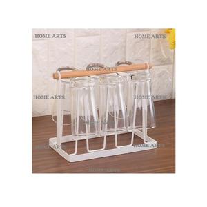 Unique Design Iron And Wood Cup <b>Holder</b> With Bestest Quality Customized Size Shape <b>Mug</b> Cup <b>Holder</b> By Home Arts - Product Image 3