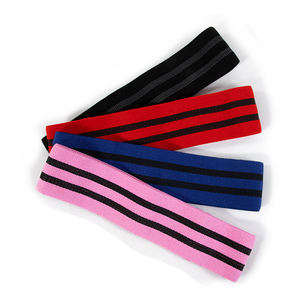 Assortiment de 3 bandes de résistance en tissu, avec Logo personnalisé, pour exercices de Fitness et entraînement à domicile - Product Image 4