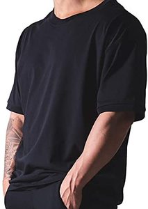 Camiseta deportiva de gran tamaño para hombre, ropa informal de gran tamaño, cómoda, transpirable, para gimnasio - Product Image 4
