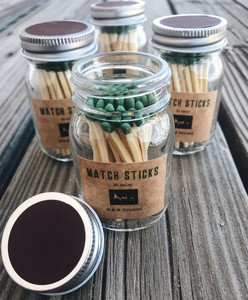 Long Safety Holder Wooden Promotion <strong>Matches</strong> <strong>in</strong> Glass <strong>Jar</strong> Bottle Apothecary Gift Luxury Fancy <strong>Jar</strong> and Remaining Matchsticks - Product Image 2