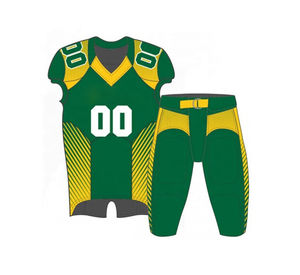 Maillot de football en sergé réversible américain 2020 et pantalon avec coussinets - Product Image 6