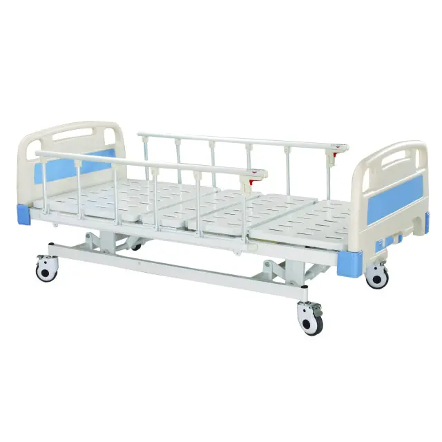 Fabrika toptan düşük fiyat tıbbi ekipman 3 fonksiyonlar ABS elektrikli hastane yatağı fiyat