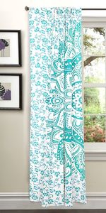 Sẵn sàng thực hiện Rèm Mandala Hippie cửa sổ ban công phòng khách trang trí nội thất 100% cotton vải rèm cửa sổ cửa cho số lượng lớn đơn đặt hàng - Product Image 2