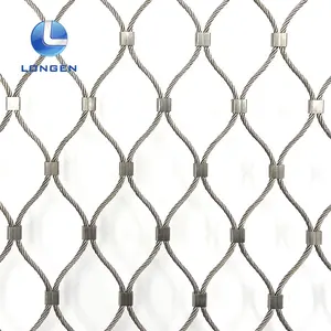 Hebei Longen Supply Wire Mesh Voor Papegaaien Oem Staal Touw Mesh Bescherming Mesh Geweven Bescherming Plain Weave Aanpasbare Cn; heb