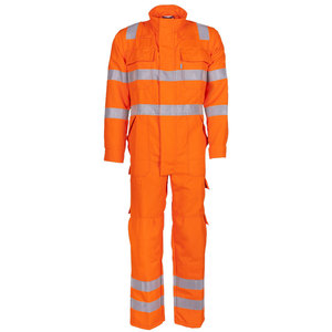 Reflective Safety Working Uniform Coverall Winter Jacket And Pants Workwear - Product Image 5