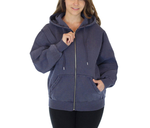 Sweat-shirt court personnalisé en polyester à manches longues en coton pour femmes Sweat-shirt ras du cou court vierge - Product Image 5
