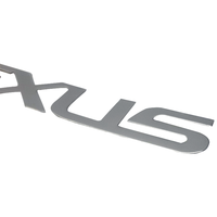 Autocollants en vinyle 3D dorés personnalisés Lexus, étanches, plaques signalétiques, logo imprimé en sérigraphie, gravure, cadeau, artisanat, modèle